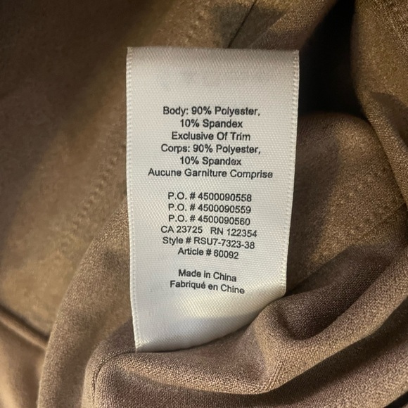 Wilfred Free NWT 00 Suede Mini Skirt Tan Fall Buttons Skirts Bottoms Aritzia XXS - Picture 8 of 10